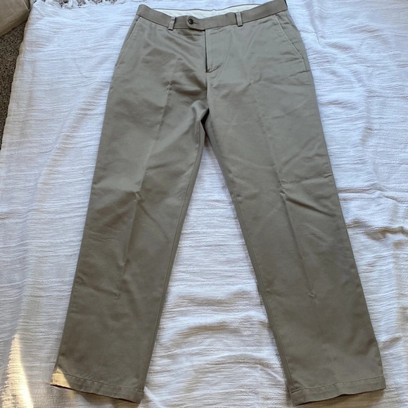 Joseph & Feiss Men’s Khaki Dress Slacks, 34”W x - Picture 4 of 8